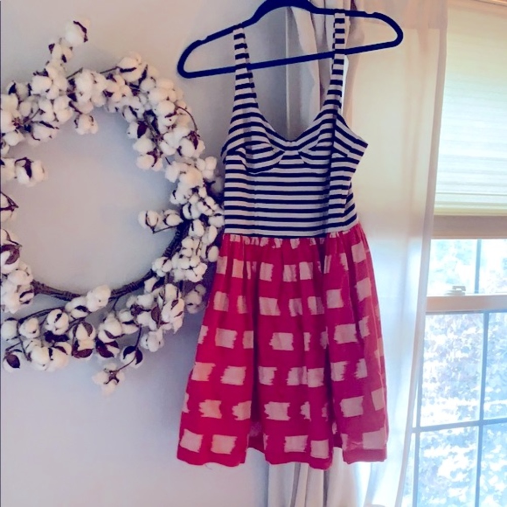 Corey Lynn Calter for anthro RWB dress - adorable patriotic dress